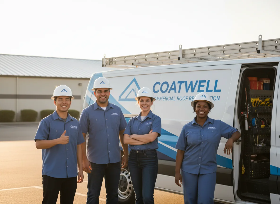 Commercial roof coating company in Naples, ME